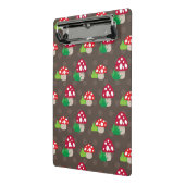 Pilz scherzt Muster Mini Klemmbrett (Gewinkelt2)