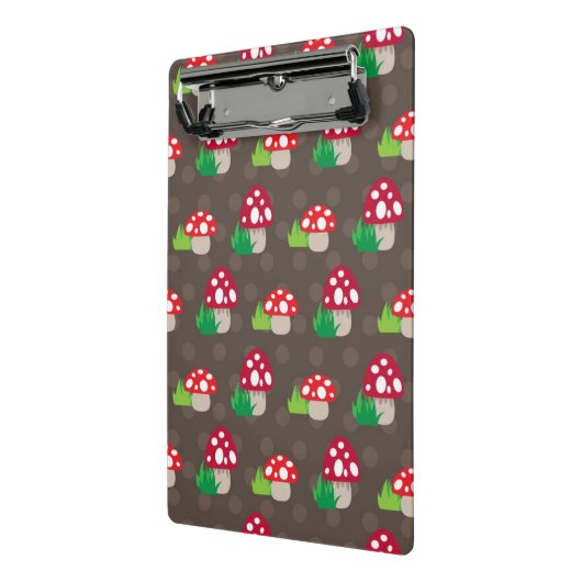 Pilz scherzt Muster Mini Klemmbrett (Gewinkelt2)