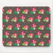 Pilz scherzt Muster Mousepad (Vorne)