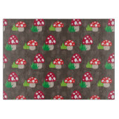 Pilz scherzt Muster Schneidebrett (Vorderseite)