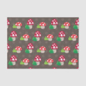 Pilz scherzt Muster Seidenpapier (Vorderseite)