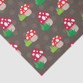 Pilz scherzt Muster Seidenpapier (Ausschnitt)