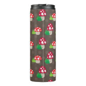 Pilz scherzt Muster Thermosbecher (Rückseite)