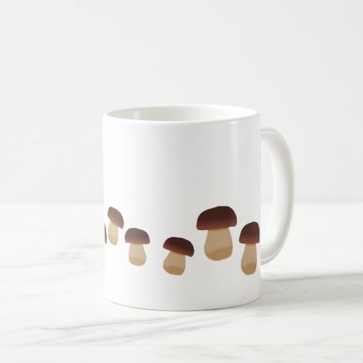 Pilz-Streifen-Tasse Kaffeetasse (VorderseiteRechts)