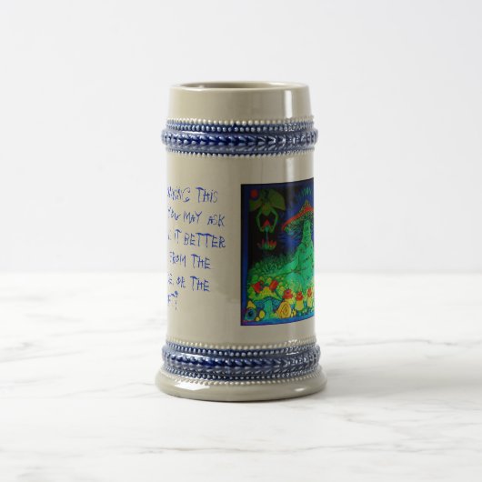 Pilz-Tee Stein Bierglas (Mittel)