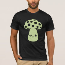 Pilz Trauriges Unglückliches Gesicht Kawaii Enttäu