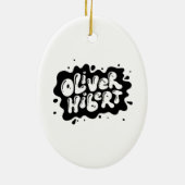 Pilz-Trübsinn #1 Keramik Ornament (Hinten)