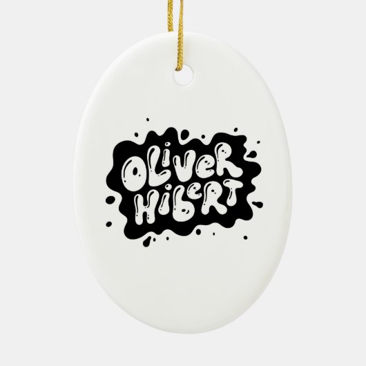 Pilz-Trübsinn #1 Keramik Ornament (Hinten)