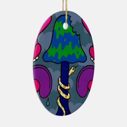 Pilz-Trübsinn #2 Keramik Ornament (Rechts)