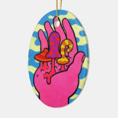 Pilz-Trübsinn #3 Keramik Ornament (Links)