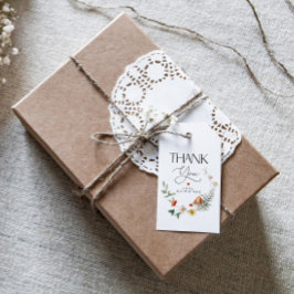 Pilz- und Erdbeeren Babydusche oder Geburtstag Geschenkanhänger