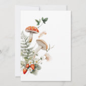 Pilz- und Erdbeerendusche Einladung (Rückseite)