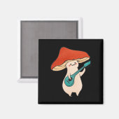 Pilz und Musik Magnet (Vorderseite/Rückseite)