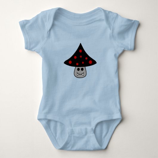 Pilz-Vampirs-Baby-Bodysuit Baby Strampler (Vorderseite)