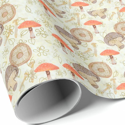 Pilz-Verpackungspapier Geschenkpapier