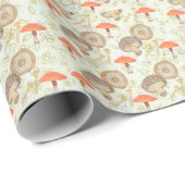 Pilz-Verpackungspapier Geschenkpapier (Rolleneckpunkt)