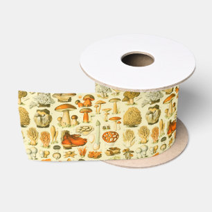 Pilz Vintage Toadstool Antike Kunst Satinband