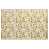 Pilz Vintage Toadstool Antike Kunst Stoff (Fat Quarter (45,7 x 55,9 cm))