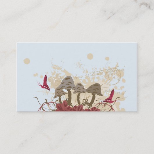 Pilz-Visitenkarte Visitenkarte (Vorderseite)