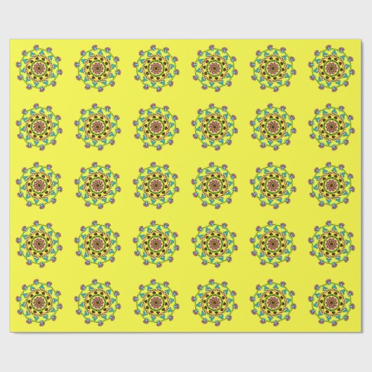 Pilz Wahnsinn  Geschenkpapier (Flach)