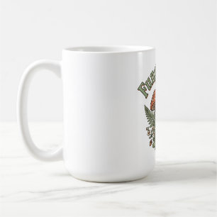 Pilz-Wald Cottagecore mit Pilzen Kaffeetasse