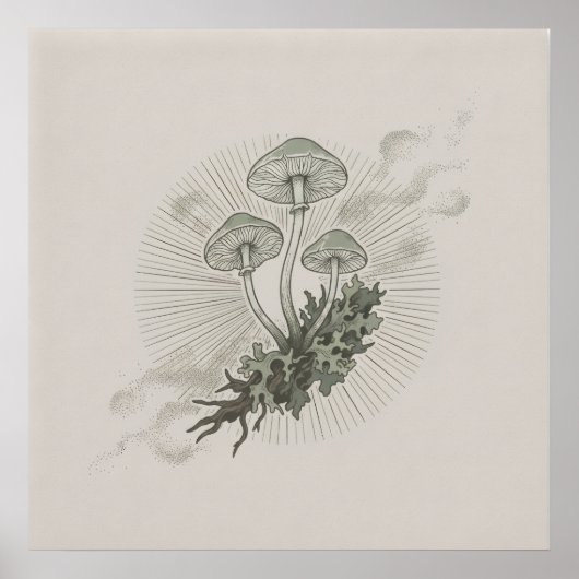 Pilz & Waldmyzel Poster (Vorne)