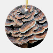 Pilz-Weihnachtsverzierung Keramikornament (Vorne)