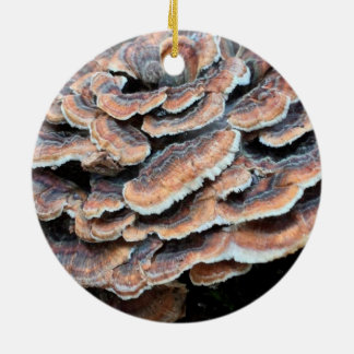 Pilz-Weihnachtsverzierung Keramikornament