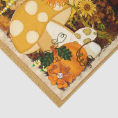 Pilz Whimsischer Herbstfantasie Seidenpapier (Ausschnitt)