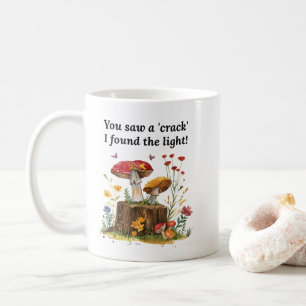 Pilz & Wildblume, Naturliebhaber Inspirierend Kaffeetasse
