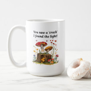 Pilz & Wildblume, Naturliebhaber Inspirierend Kaffeetasse