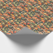 Pilz-Wrap-Papier Geschenkpapier (Ecke)