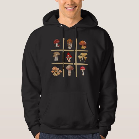 Pilz-Zehenmagen, Waldliebhaber, Botanischer Geek Hoodie (Vorderseite)