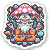 Pilzaufkleber Aufkleber (Vorderseite)