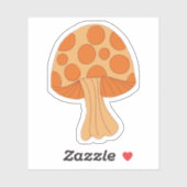 Pilzaufkleber Aufkleber (Blatt)