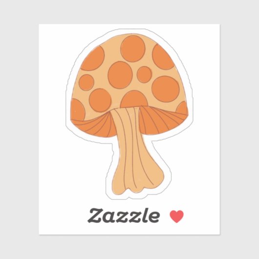 Pilzaufkleber Aufkleber (Blatt)