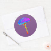 Pilzaufkleber Runder Aufkleber (Umschlag)