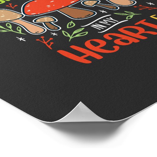 Pilzauswahl Poster (Ecke)