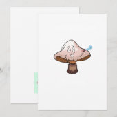 Pilzdesign, Party-Pilz Einladung (Vorne/Hinten)