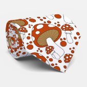 Pilzdoodell, rot, weiß und schwarz krawatte (Gerollt)