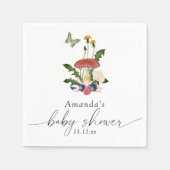 Pilzdusche Serviette (Vorderseite)