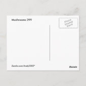 Pilze 299 ~ Postkarte (Rückseite)