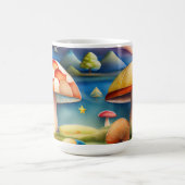 Pilze Aquarellmalerei Kaffeetasse (Mittel)