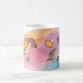 Pilze Aquarellmalerei Kaffeetasse (Mittel)