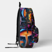 Pilze auf einem Alien-Planeten Bedruckter Rucksack (Links)