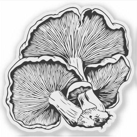 Pilze Aufkleber (Vorderseite)