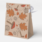 Pilze aus dem Herbst Geschenkschachtel (Rückseite)