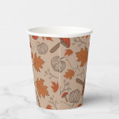 Pilze aus dem Herbst Pappbecher (Rechts)