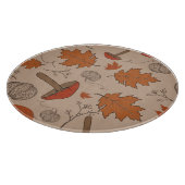 Pilze aus dem Herbst Schneidebrett (Ecke)