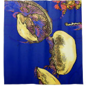 Pilze aus dem Meer - Quallen Duschvorhang (Vorderseite)